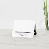 ロイヤル ブラック ドット グリーン ありがとうカード サンキューカード (裏面)