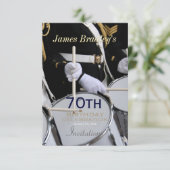 ロイヤル・ブリティッシュ・バンド 70歳誕生日祝賀会 招待状 (スタンド正面)