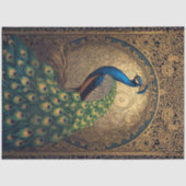 ロイヤル マジェスティック クジャク 左向き 薄葉紙 (正面)