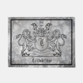 ロイヤル ライオンズ クレスト ドアマット (正面)