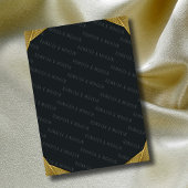 ロイヤル＆ラスティックゴールド エレガント ラグジュアリー インド風 ヘンナ 招待状