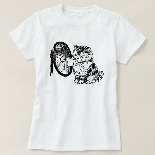 ロイヤル+子猫 Tシャツ (デザイン正面)