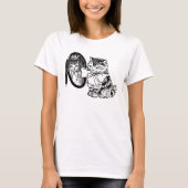 ロイヤル+子猫 Tシャツ (正面)