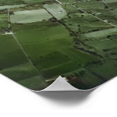 ロイヤースフォード春シティPA 1946航空地図 ポスター (角)