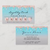 ロイリー6プロフェッショナルエステティシャンバラハートラッシュ 名刺 (正面/裏面)