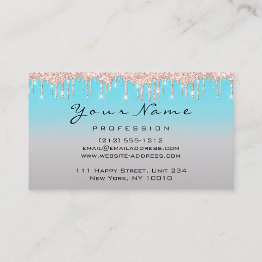 ロイリー6プロフェッショナルエステティシャンバラハートラッシュ 名刺 (裏面)