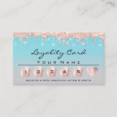 ロイリー6プロフェッショナルエステティシャンバラハートラッシュ 名刺 (正面)