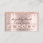 ロイリー6プロフェッショナルエステティシャンバラハート 名刺 (正面)