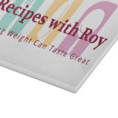 ロイ化粧ガラス切断板付レシピ カッティングボード (角)