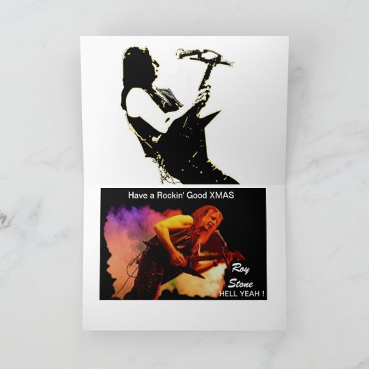 ロイ石重金属クリスマスカード シーズンカード (内部)