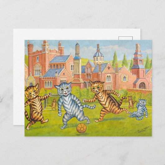 ロイ遊ス・ウェインのキャッツサッカー シーズンポストカード (正面/裏面)