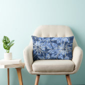 ロウアルハイビスカスハワイアンリバーシブルランバーピロー ランバークッション (椅子)