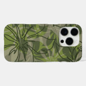 ロウアルハイビスカスハワイアン迷彩柄オリーブ Case-Mate iPhoneケース (裏面 (横))