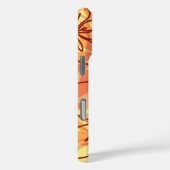 ロウアルハイビスカスハワイアン迷彩柄パパイヤ Case-Mate iPhoneケース (裏面 / 右)