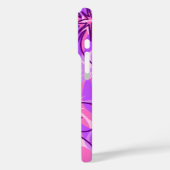 ロウアルハイビスカスハワイアン迷彩柄ピンク Case-Mate iPhoneケース (裏面 / 左)