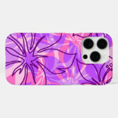 ロウアルハイビスカスハワイアン迷彩柄ピンク Case-Mate iPhoneケース (裏面 (横))