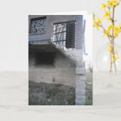 ロウアータウン駅前ドロップオフ お見舞いカード カード (黄色い花)