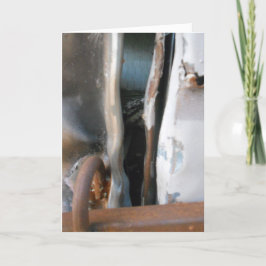 「ロウアータウン駅舎を覗く」誕生日カード カード