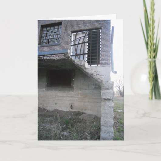 「ロウアータウン・デポ・ドロップオフ」回復おめでとうカード カード (正面)