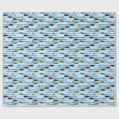 ロウイングのオール ラッピングペーパー (フラット)