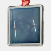 ロウイングのチーム メタルオーナメント (左)