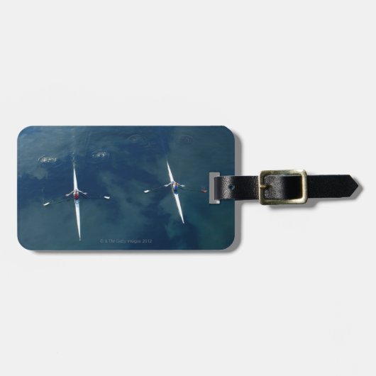 ロウイングのチーム ラゲッジタグ (正面横)