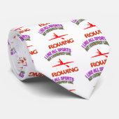 ロウイングのデザイン ネクタイ (ロール)