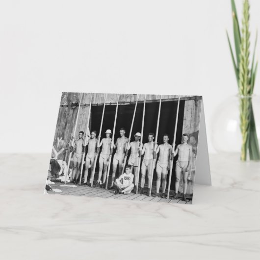 ロウイングCrew 1916年 カード (正面)