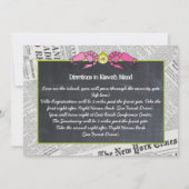 ロウカントリー・ボイル ニュースプリント インビテーション (裏面)