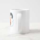 ロウジャンボマグカップにかわいい漫画タイガー ジャンボコーヒーマグカップ (裏面)