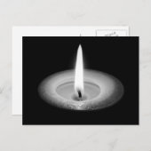 ロウソクの明かりで ポストカード (正面/裏面)