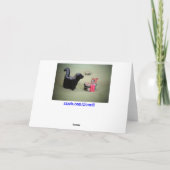 ロウソクの暖かい光 カード (裏面)