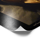 ロウソクの炎と煙 フォトプリント            (角)