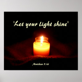 ロウソクの炎！ ポスター