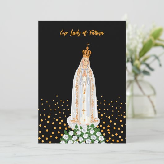 ロウソクの誕生日のファティマの女神 (スタンド正面)