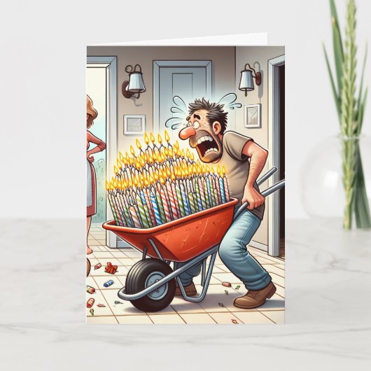 ロウソクの難点 カード (正面)