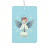 ロウソクを持っている天使 カーエアーフレッシュナー (正面)