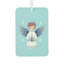 ロウソクを持っている天使 カーエアーフレッシュナー