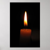 ロウソク炎 ポスター (正面)