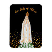 ロウソク・マグネットのファーティマ行列の我々の女性 マグネット (縦)