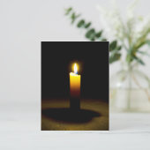 ロウソク、炎。 ポストカード (スタンド正面)