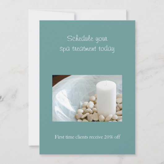 ロウソク(River Rocks招待状) 招待状 (正面)