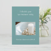 ロウソク(River Rocks招待状) 招待状 (スタンド正面)