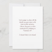 ロウソク(River Rocks招待状) 招待状 (裏面)