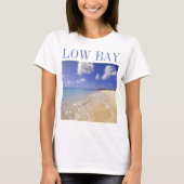 ロウベイ ビーチ バルブーダ島 アンティグア島 Tシャツ (正面)