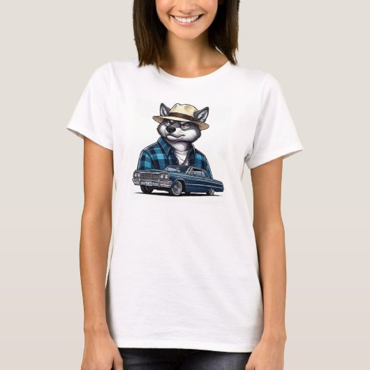 ロウライダーウルフ Tシャツ (正面)