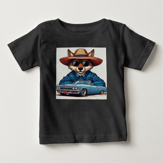 ロウライダーフォックス ベビーTシャツ (正面)