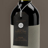 ロエレガントゴパーソナライズされた応援ワインボトル ギフトタグ