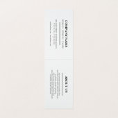 ロエレガントゴフェイク白黒と金ゴールドロゴつるラベル 名刺 (内部フラット)