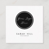 ロエレガントゴフォーマルQRコード スクエア名刺 (正面)